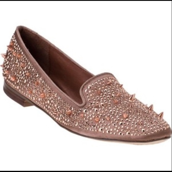 Sam Edelman Adena Studded Loafers 8.5 Rose Gold - Picture 3 of 15